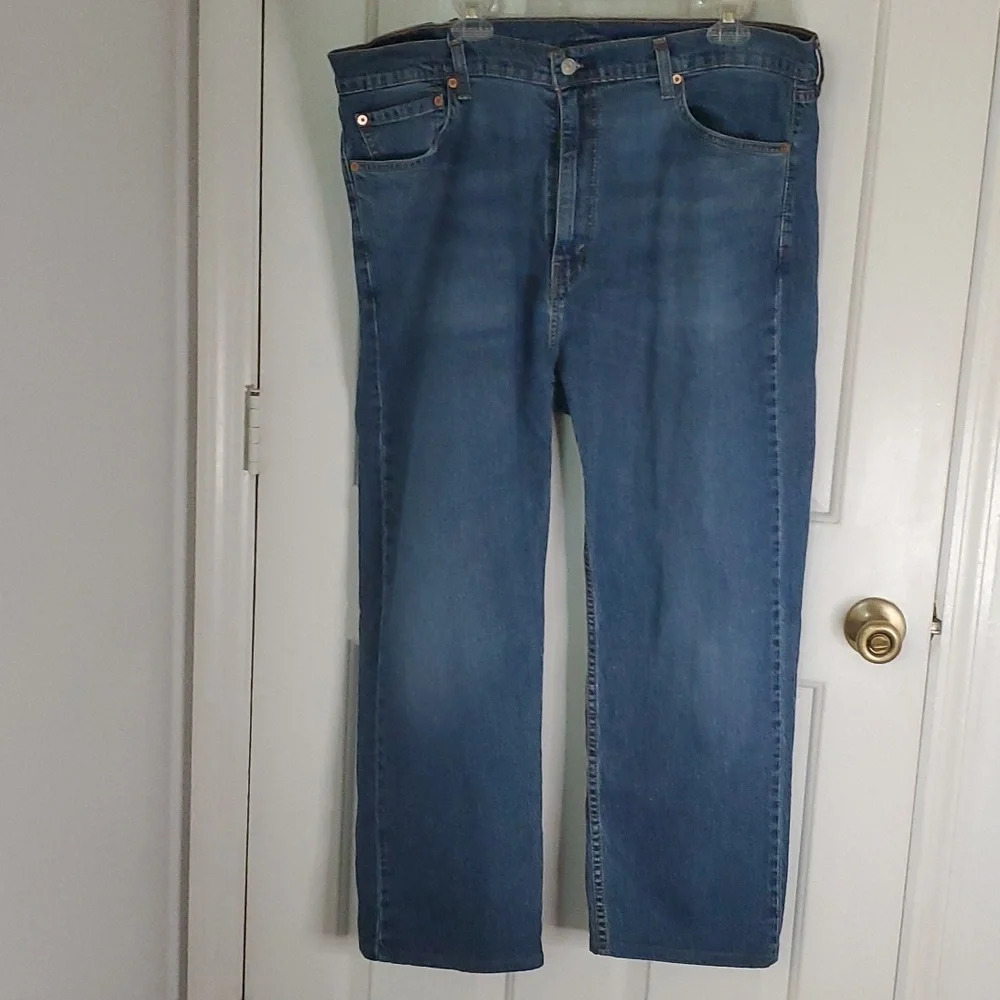 Levi Strauss & Co Mens Jeans 505 Classic Straight Leg Fit 40x30